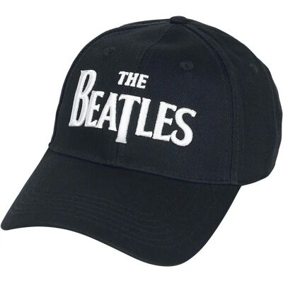 The Beatles Svart Drop T Logo Baseball Cap - Baseball Cap The Beatles Svart Drop T Logo Baseball Cap - Baseball Cap