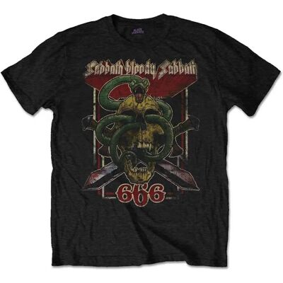 Black Sabbath Bloody Sabbath 666 T-shirt - Heavy Metal Black Sabbath Bloody Sabbath 666 T-shirt - Heavy Metal