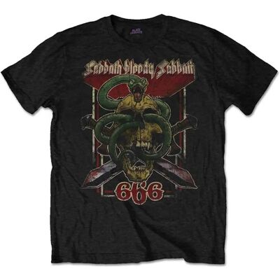 Black Sabbath Bloody Sabbath 666 T-Shirt - Rock Black Sabbath Bloody Sabbath 666 T-Shirt - Rock