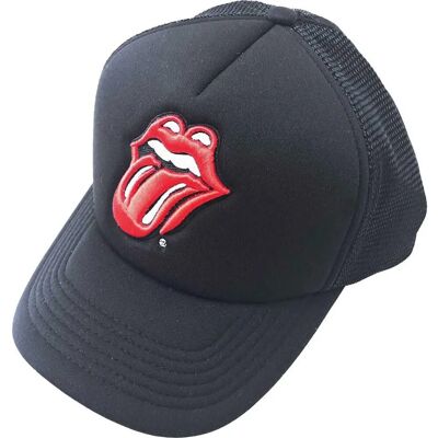 The Rolling Stones Svart Mesh Trucker Cap - Rock and Roll The Rolling Stones Svart Mesh Trucker Cap - Rock and Roll