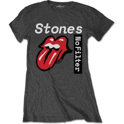 HeyRusty Dam T-shirt Rolling Stones - Ingen filtertext - Grå - X-large HeyRusty Dam T-shirt Rolling Stones - Ingen filtertext - Grå - X-large