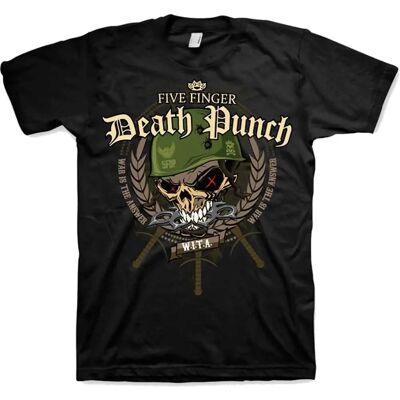Hey Rusty Five Finger Death Punch - Svart Liten T-shirt Hey Rusty Five Finger Death Punch - Svart Liten T-shirt