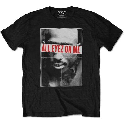 Tupac All Eyez on Me Svart XL T-shirt Tupac All Eyez on Me Svart XL T-shirt