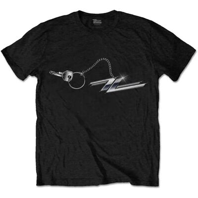 HeyRusty ZZ Top Llavero Hot Rod Negro L - Camiseta HeyRusty ZZ Top Llavero Hot Rod Negro L - Camiseta