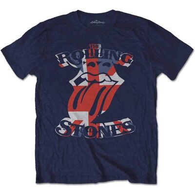 HeyRusty Rolling Stones T-shirt bleu du groupe - Rock HeyRusty Rolling Stones T-shirt bleu du groupe - Rock