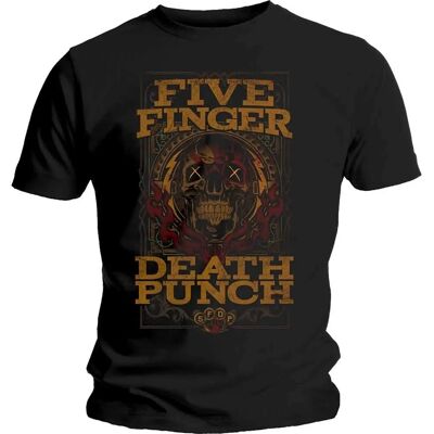 HeyRusty Five Finger Death Punch - Wanted Negru Small - Tricou HeyRusty Five Finger Death Punch - Wanted Negru Small - Tricou