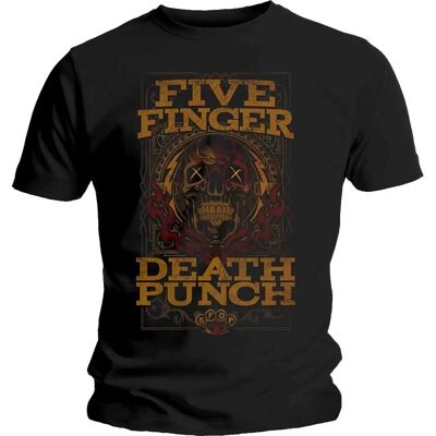 HeyRusty Five Finger Death Punch - Wanted Svart XL T-shirt HeyRusty Five Finger Death Punch - Wanted Svart XL T-shirt