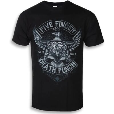 Hey Rusty Howe Eagle Crest Svart XXL T-shirt - Unisex Rock Merch Hey Rusty Howe Eagle Crest Svart XXL T-shirt - Unisex Rock Merch