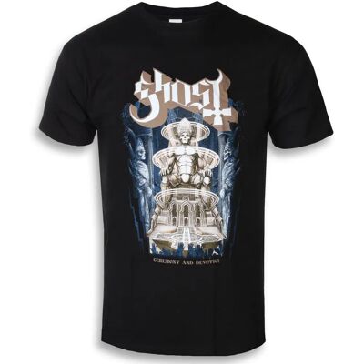 Czarna koszulka Ghost - Ceremony & Devotion - XXL Czarna koszulka Ghost - Ceremony & Devotion - XXL