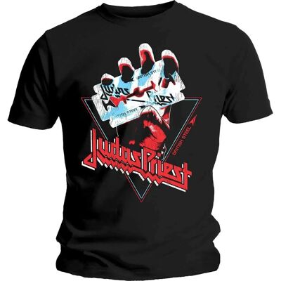 HeyRusty Judas Priest Model British Steel Hand Triangle Negru XL - Tricou HeyRusty Judas Priest Model British Steel Hand Triangle Negru XL - Tricou