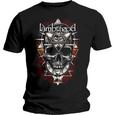 HeyRusty Lamb Of God All Seeing Red Svart Small - T-shirt HeyRusty Lamb Of God All Seeing Red Svart Small - T-shirt