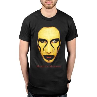 Marilyn Manson Xx-large Svart T-shirt - Rock Off Marilyn Manson Xx-large Svart T-shirt - Rock Off