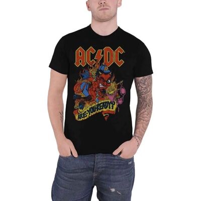 T-shirt AC/DC Are You Ready Noir XL - Vêtements de Groupe de Rock - Publicité T-shirt AC/DC Are You Ready Noir XL - Vêtements de Groupe de Rock - Publicité