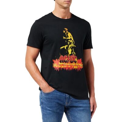 Tricou Negru Bonfire de AC/DC - Tricou Tricou Negru Bonfire de AC/DC - Tricou