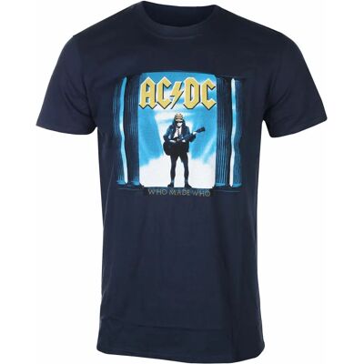 AC/DC Who Made Who Blå Liten - T-shirt AC/DC Who Made Who Blå Liten - T-shirt