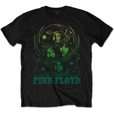 HeyRusty Pink Floyd - Grön Virvel Svart XL T-shirt HeyRusty Pink Floyd - Grön Virvel Svart XL T-shirt