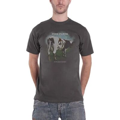 Pink Floyd Atom Heart Mother Fade Grey XL T-shirt - Rock Pink Floyd Atom Heart Mother Fade Grey XL T-shirt - Rock