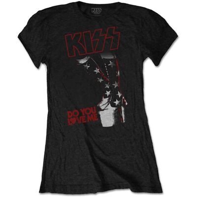 Kiss Do You Love Me Black S T-shirt Kiss Do You Love Me Black S T-shirt
