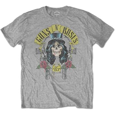 Guns N' Roses Guns N' Roses Slash 85 Grau Klein - T-Shirt Guns N' Roses Guns N' Roses Slash 85 Grau Klein - T-Shirt