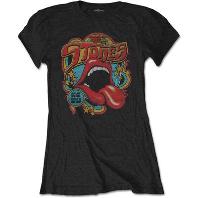 HeyRusty The Rolling Stones Ladies T-shirt - Retro 70s Vibe - T-Shirt HeyRusty The Rolling Stones Ladies T-shirt - Retro 70s Vibe - T-Shirt