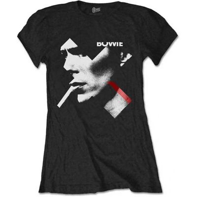 David Bowie X Smoke Red Svart T-shirt - T-shirt David Bowie X Smoke Red Svart T-shirt - T-shirt