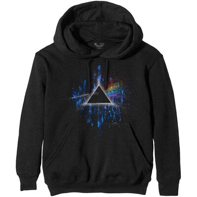 Pink Floyd Dark Side Of The Moon Blue Splatter Hoodie - Hoodie Pink Floyd Dark Side Of The Moon Blue Splatter Hoodie - Hoodie
