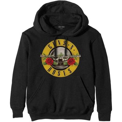 Guns N' Roses Unisex Hoodie - Classic Logo - Hooded Sweatshirt Guns N' Roses Unisex Hoodie - Classic Logo - Hooded Sweatshirt