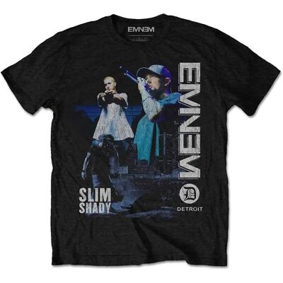 HeyRusty Eminem Unisex Svart T-shirt HeyRusty Eminem Unisex Svart T-shirt
