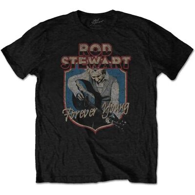 HeyRusty Rod Stewart - Forever Crest - T-shirt - Svart - L HeyRusty Rod Stewart - Forever Crest - T-shirt - Svart - L