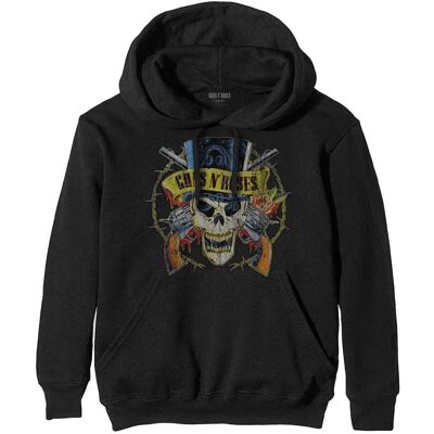 Guns N' Roses Unisex Hoodie - Rock Off - Hooded Pullover Guns N' Roses Unisex Hoodie - Rock Off - Hooded Pullover