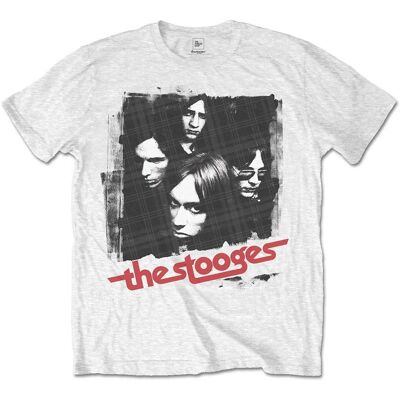 HeyRusty Iggy & The Stooges Vit T-shirt - Rockband HeyRusty Iggy & The Stooges Vit T-shirt - Rockband