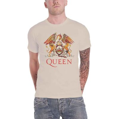 Queen T-Shirt Classic Crest Band Logo - T-Shirt Queen T-Shirt Classic Crest Band Logo - T-Shirt