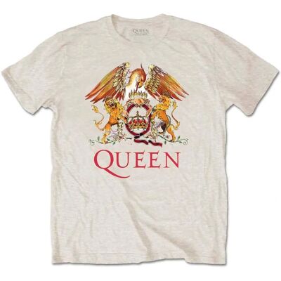 Queen Classic Crest Sand T-shirt - Unisex Queen Classic Crest Sand T-shirt - Unisex