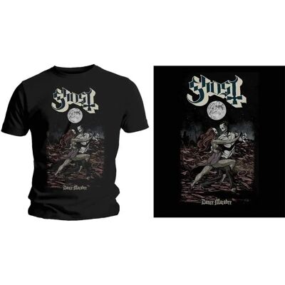 Ghost Offizielles Band-T-Shirt - Dance Macabre - Schwarz Groß Ghost Offizielles Band-T-Shirt - Dance Macabre - Schwarz Groß