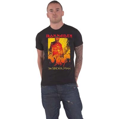 HeyRusty Iron Maiden The Wicker Man Fire T-shirt - Rock HeyRusty Iron Maiden The Wicker Man Fire T-shirt - Rock