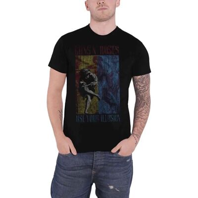 Guns N' Roses Use Your Illusion Svart T-shirt - Rockband Guns N' Roses Use Your Illusion Svart T-shirt - Rockband