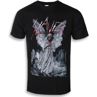 Slayer Gravestone Walks Svart XL - T-shirt Slayer Gravestone Walks Svart XL - T-shirt