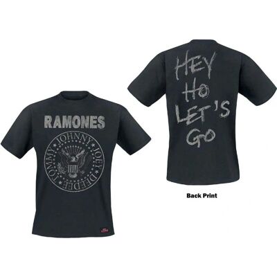 HeyRusty Ramones Svart T-shirt - Punk Rock Produkt HeyRusty Ramones Svart T-shirt - Punk Rock Produkt