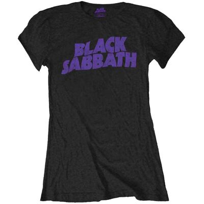 Black Sabbath Black Sabbath Dam Wavy Logo Vintage T-shirt - T-shirt Black Sabbath Black Sabbath Dam Wavy Logo Vintage T-shirt - T-shirt
