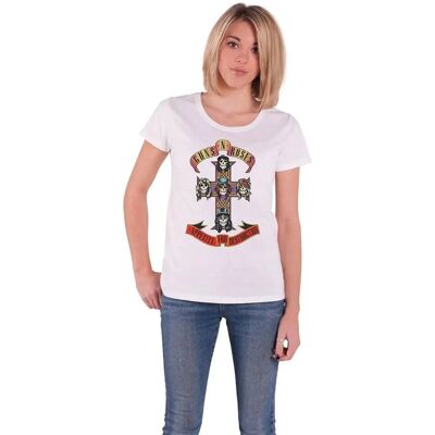Guns N' Roses Vit X-large T-shirt - Musikband Guns N' Roses Vit X-large T-shirt - Musikband