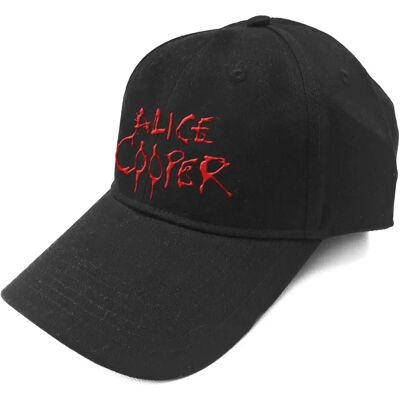 HeyRusty Alice Cooper unisex baseballcap - Droppande logga HeyRusty Alice Cooper unisex baseballcap - Droppande logga