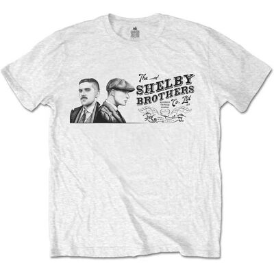 HeyRusty Peaky Blinders Shelby Brothers Vit 2XL T-shirt HeyRusty Peaky Blinders Shelby Brothers Vit 2XL T-shirt