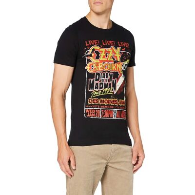 HeyRusty Ozzy Osbourne Model Diary Of A Madman Tour Tricou Negru HeyRusty Ozzy Osbourne Model Diary Of A Madman Tour Tricou Negru