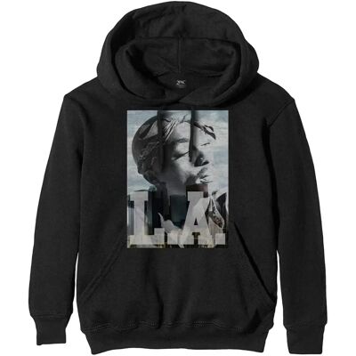 HeyRusty Tupac Svart Hoodie XXL - Hoodie HeyRusty Tupac Svart Hoodie XXL - Hoodie