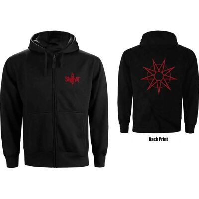 HeyRusty Slipknot Unisex Zipped Hoodie - Svart HeyRusty Slipknot Unisex Zipped Hoodie - Svart