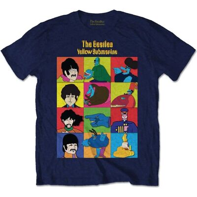 HeyRusty The Beatles Karaktärer av Gult U-båt Blå Stor - T-shirt HeyRusty The Beatles Karaktärer av Gult U-båt Blå Stor - T-shirt
