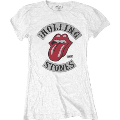 The Rolling Stones Tour 1978 Vit T-Shirt - Rock The Rolling Stones Tour 1978 Vit T-Shirt - Rock