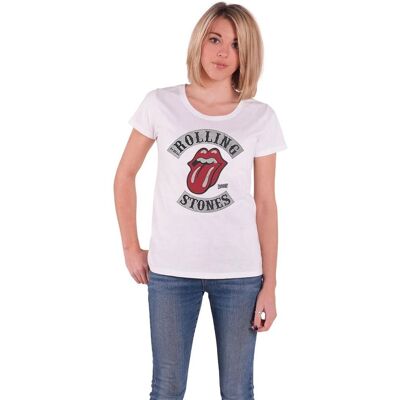 The Rolling Stones Turné 1978 Vit T-Shirt - Rock The Rolling Stones Turné 1978 Vit T-Shirt - Rock