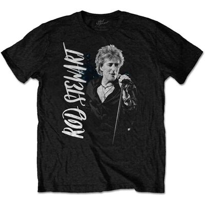 HeyRusty Rod Stewart Svart Stor - Rock T-shirt HeyRusty Rod Stewart Svart Stor - Rock T-shirt