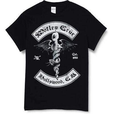 Motley Crue Svart T-shirt - Officiell bandmerchandise Motley Crue Svart T-shirt - Officiell bandmerchandise